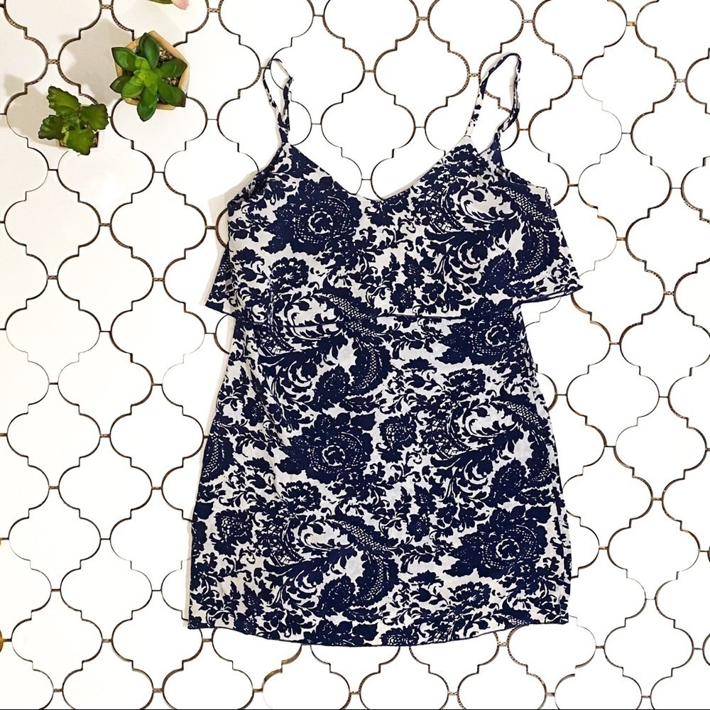 Intermix Floral 100% silk top🌵